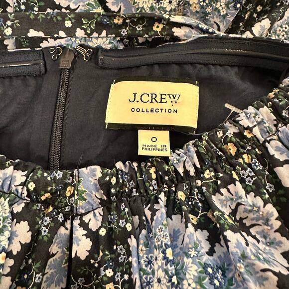 J. Crew Collection Halter Cutout Dress In Ratti Pacific Paisley Size 0 - Picture 6 of 9